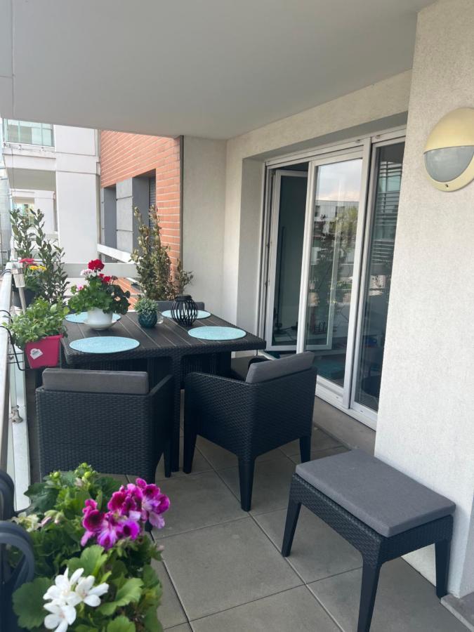 Appartement Haut Standing F2 Rivetoile Strasbourg Centre Parking Gratuit Terrasse Exterior photo